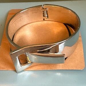 G.H. Bass Silver Cuff Bracelet NWT